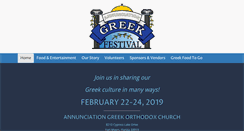 Desktop Screenshot of greekfestfortmyers.com